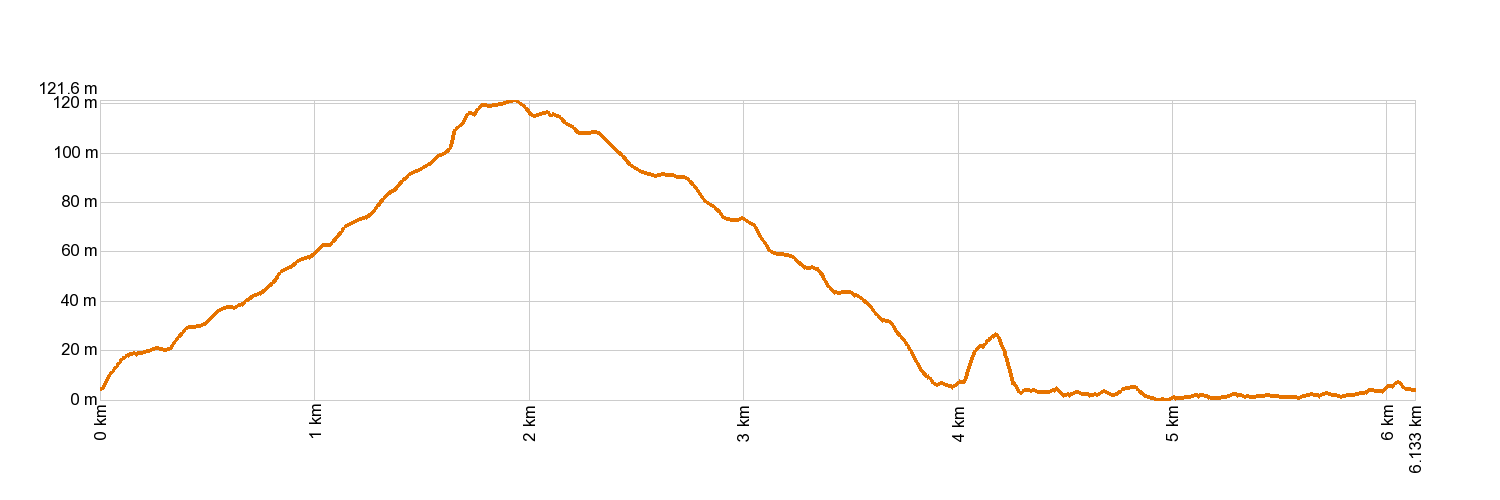 Altimetría Malpaís de Güímar 1